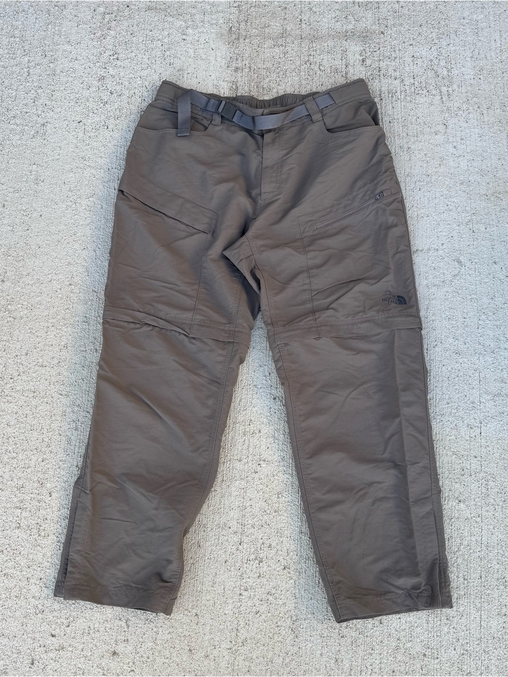 Mens The North Face Convertible Hiking Pants Shorts Size Large Zip Off Legs